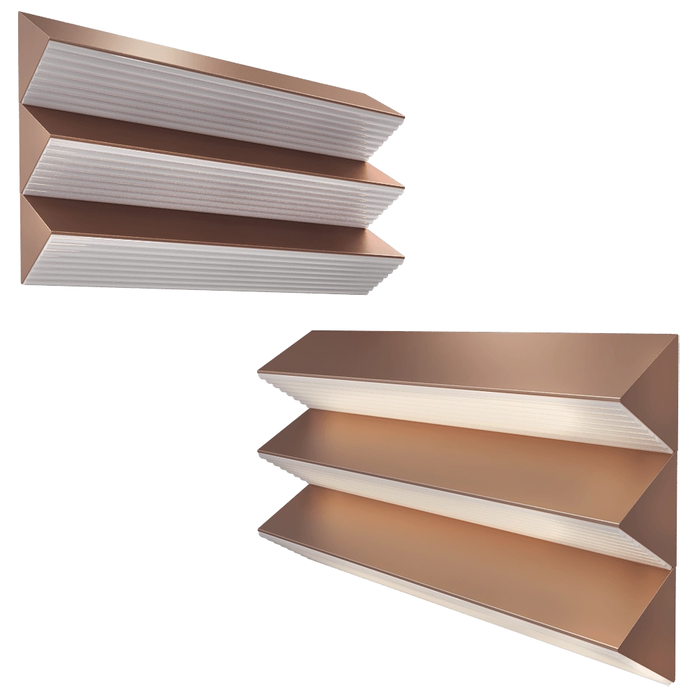 Contardi  - Wall lamp Stick ap trio 3D Model