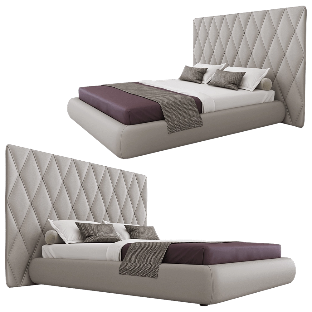 Conte - Bed Ivonne 3D Model