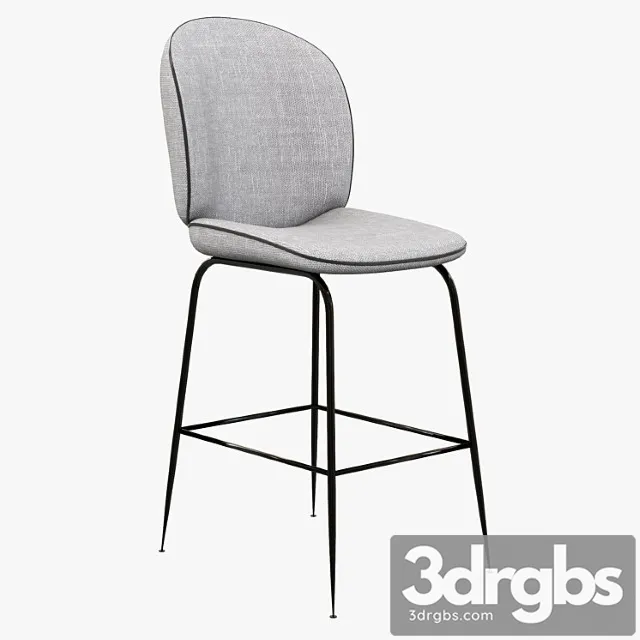Contemporary Bar Stool 3D Model Free