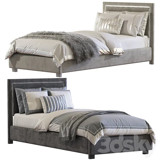 Contemporary Bed Frame 3 3D Model