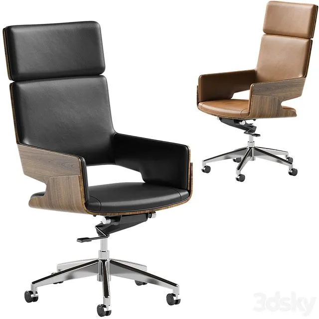 Contemporary Executive Chair 3D Model