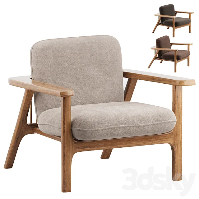 Contemporary fireside chair COMB Free Download