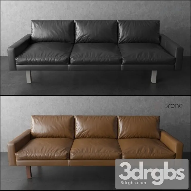 Contemporary Standard Felix Sofa 01 3D Model Free