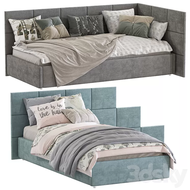 Contemporary style sofa bed 6 3D Model