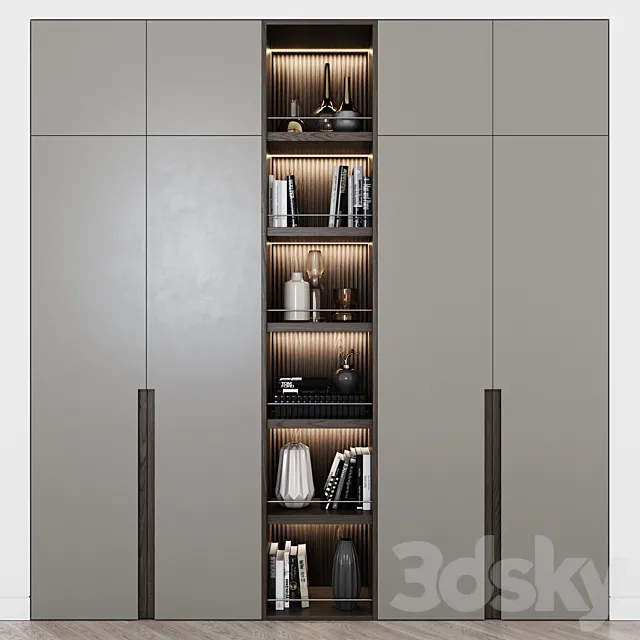 Contemporary wardrobe 10 3DModel