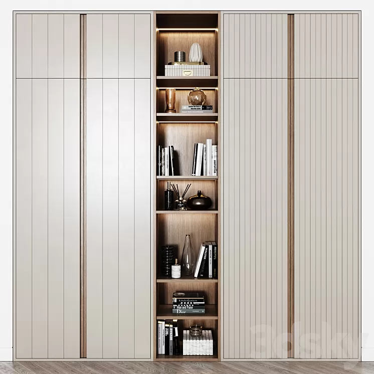 Contemporary wardrobe 22 3D Model
