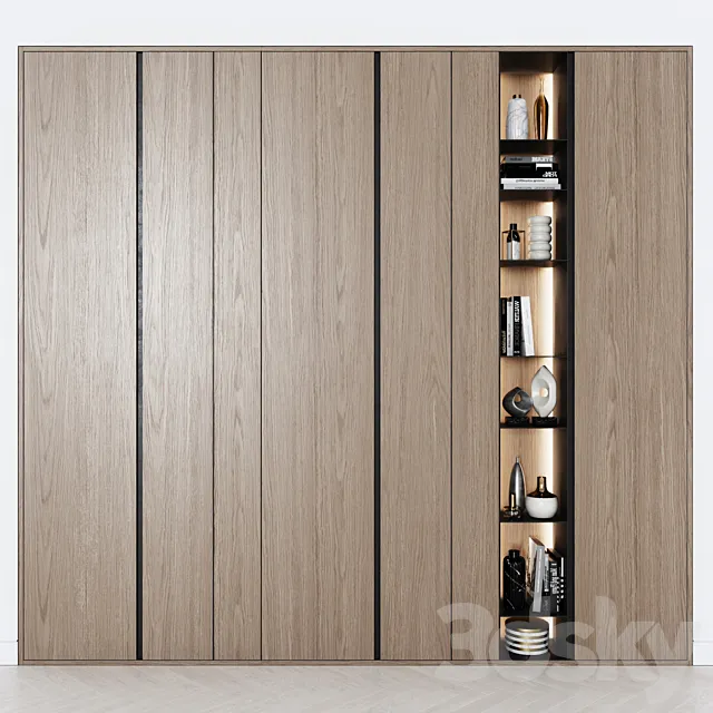 Contemporary wardrobe 29 3D Model