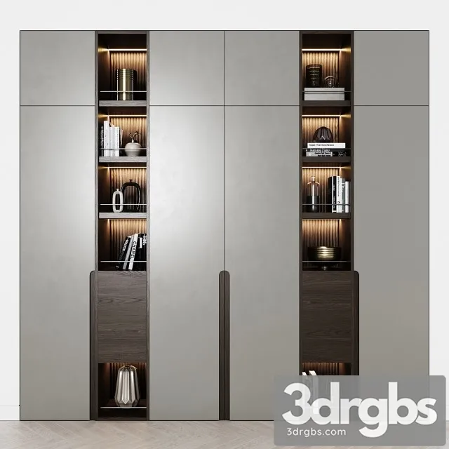 Contemporary Wardrobes 32 3D Model Free