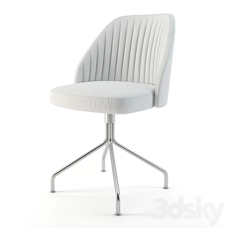Conti Dining Chair 3D Model