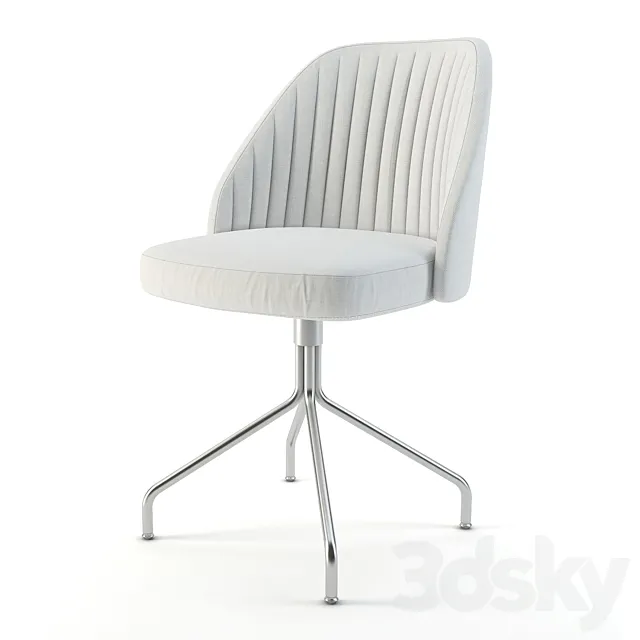 Conti Dining Chair 3D Model