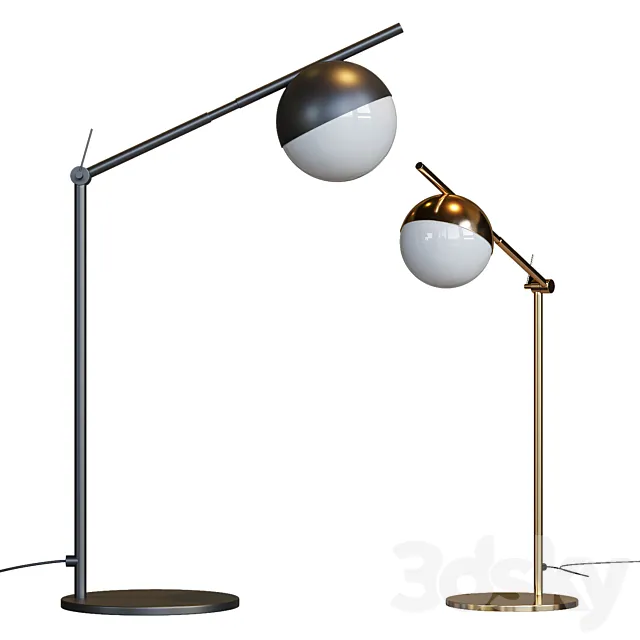 Contina Swing Arm Table Lamp 3DModel