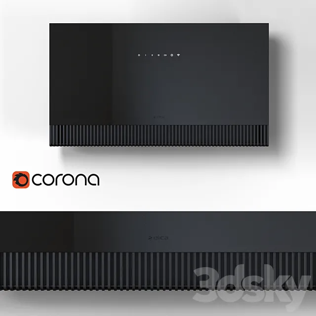Cooker Hood Elica Super Plat 3D Model