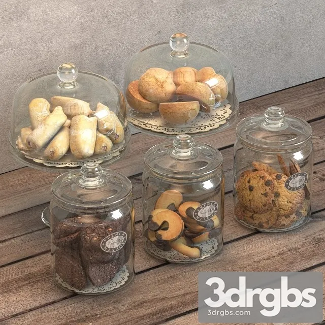 Cookie Jars 3D Model Free