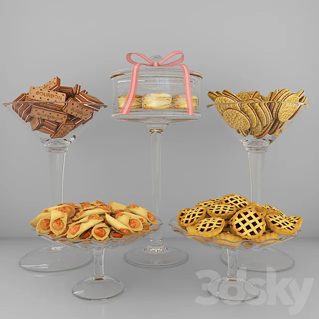 Cookies 2 3D Model