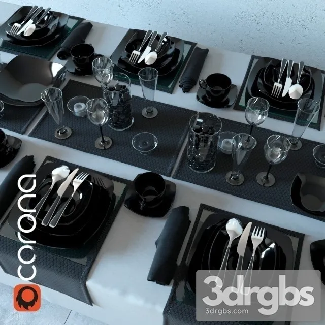 Cookware Set 3D Model Free