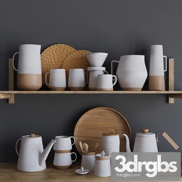Cookware set  3D Model Free
