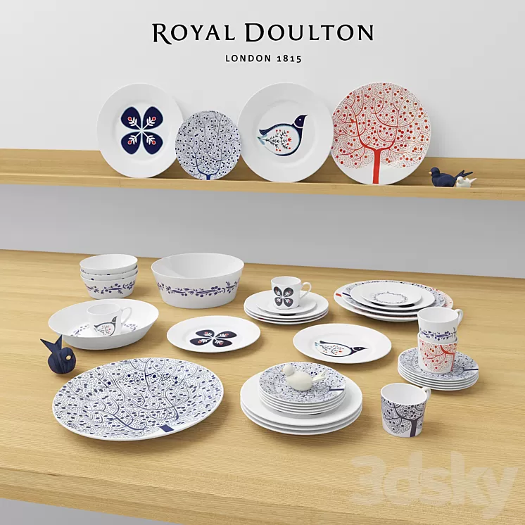 Cookware Set Royal Doulton 3D Model