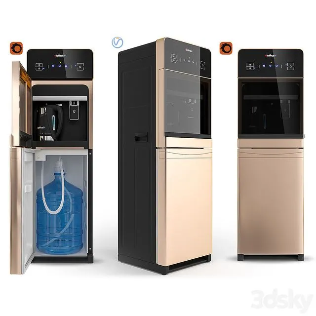 Cooler HotFrost 350ANET gold 3D Model