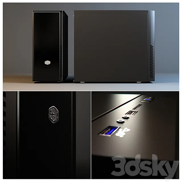 Cooler Master Silencio 550 3D Model