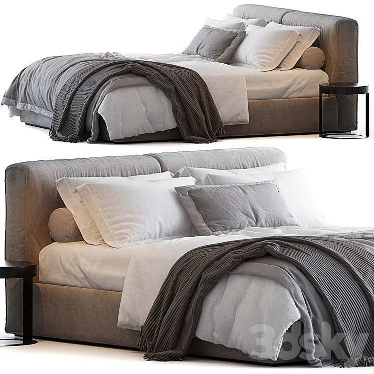 Cooper bed by Frigerio 3D Model Free