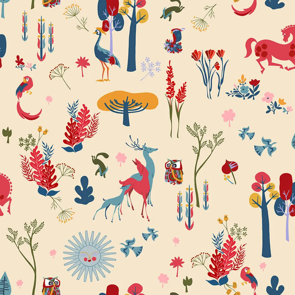 Coordonné - Wallpaper El bosque animado 3D Model