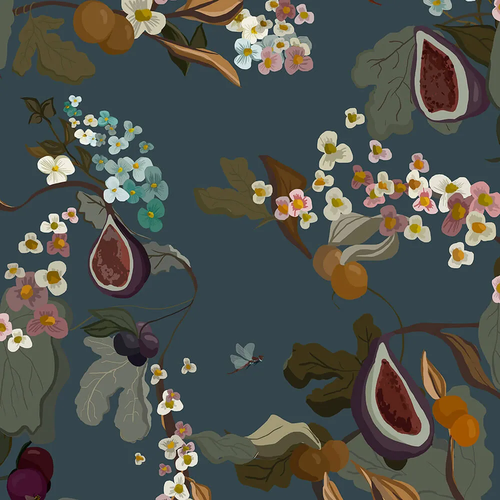 Coordonné - Wallpaper Fruits 3D Model