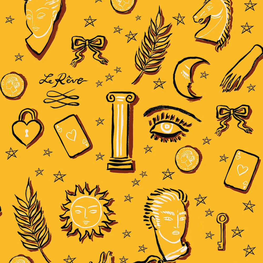 Coordonné - Wallpaper Le Rêve 3D Model