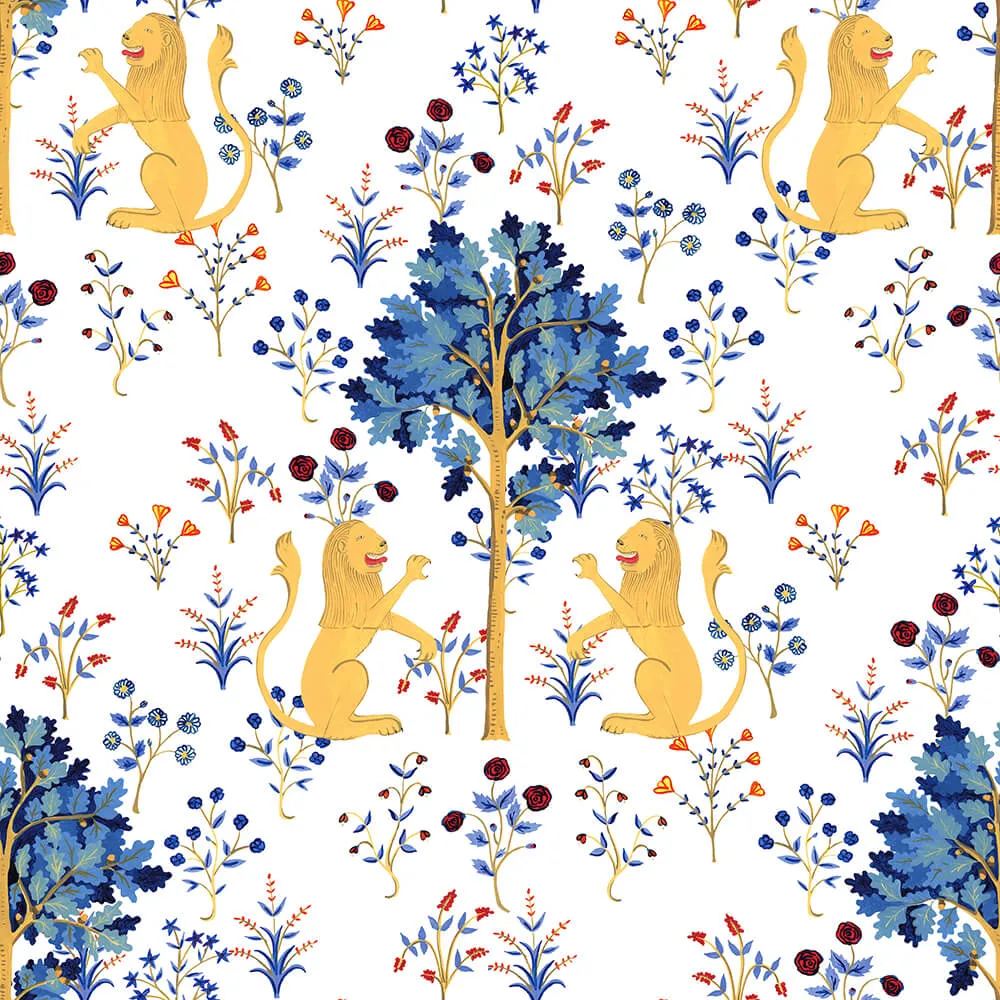 Coordonné - Wallpaper Medieval Tapestry Deep 3D Model