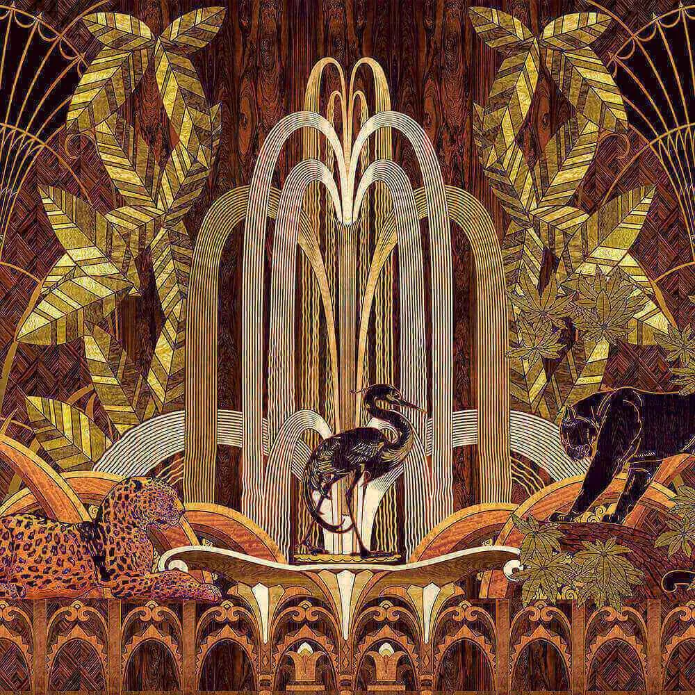 Coordonné - Wallpaper Rue Babylone 3D Model