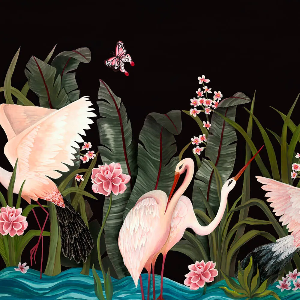 Coordonné - Wallpaper Wetlands Sunrise 3D Model