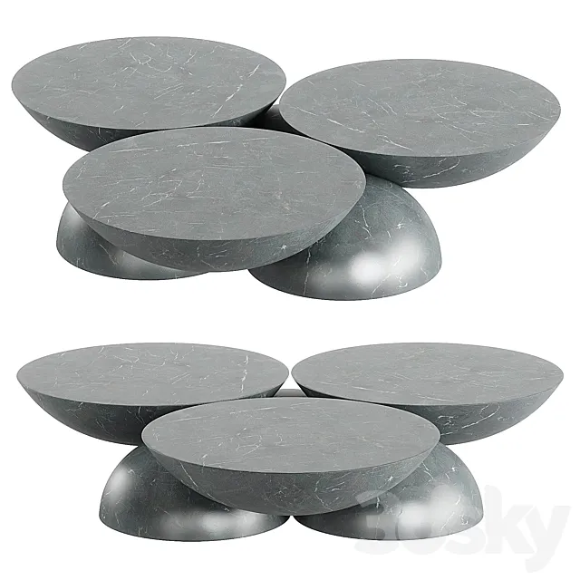 Copal Coffee Table 3D Model