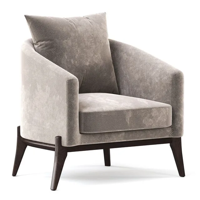 Copeland Chair Orly Natural 3D Model