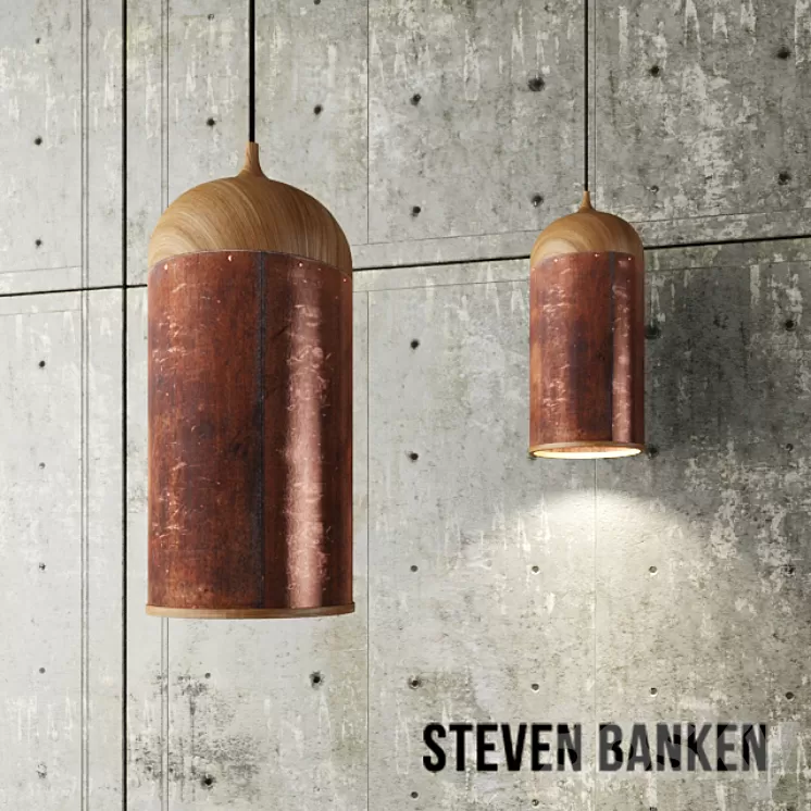 Copper Lamp by Steven Banken 3D Model