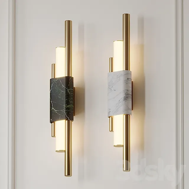 Copper wall lamp 3DModel