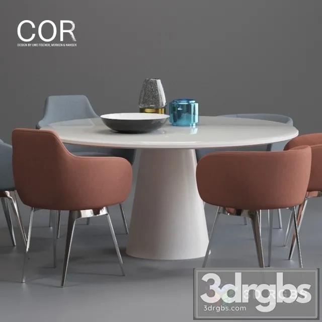 Cor Roc Conic Boconcept Decor Set 3D Model Free