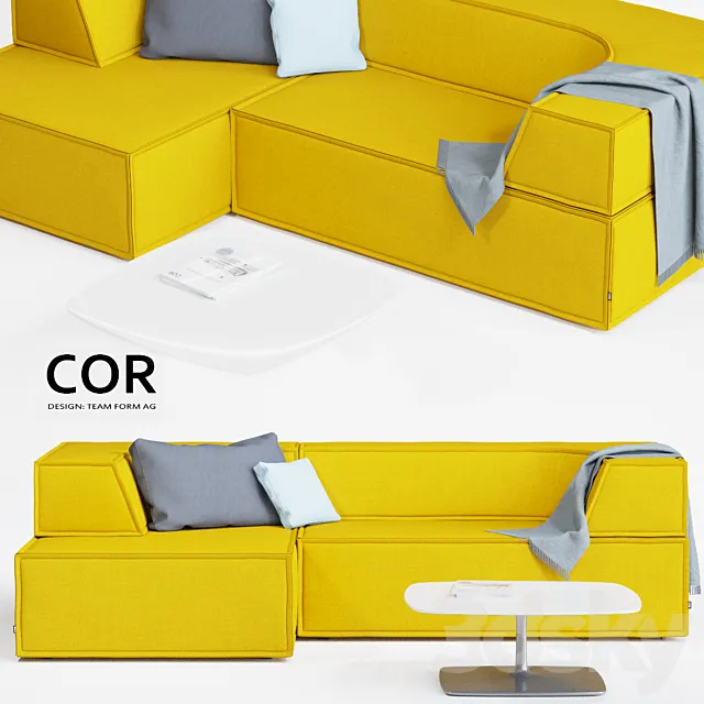 COR Trio Sofa 3D Model
