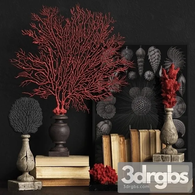 Coral Set 2 3D Model Free