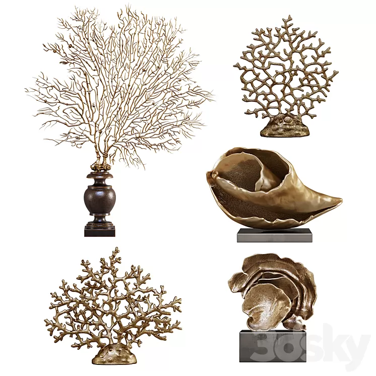 Coral Set 6 3D Model