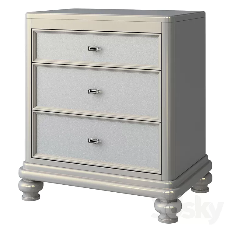 Coralayne bedside table 3D Model