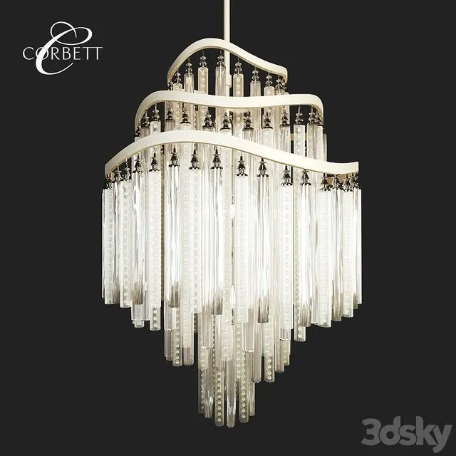 Corbett Lighting Chimera Chandelier 3D Model