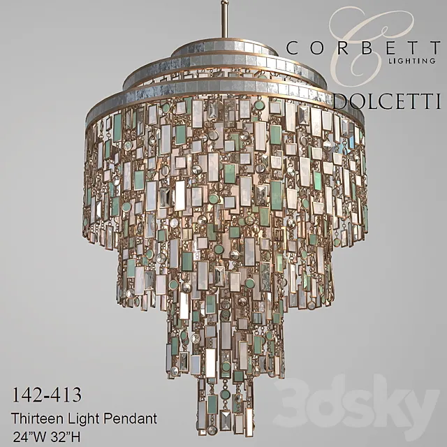 Corbett lighting Dolcett 3D Model