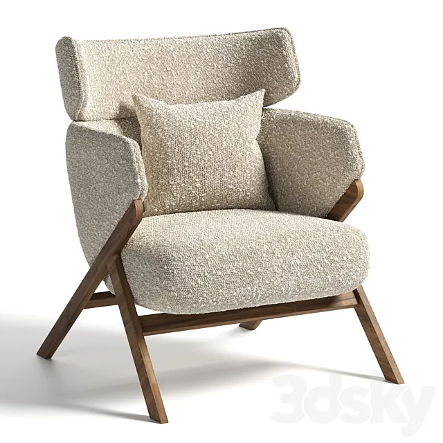 Cordial StudioF Armchair 02 3D Model