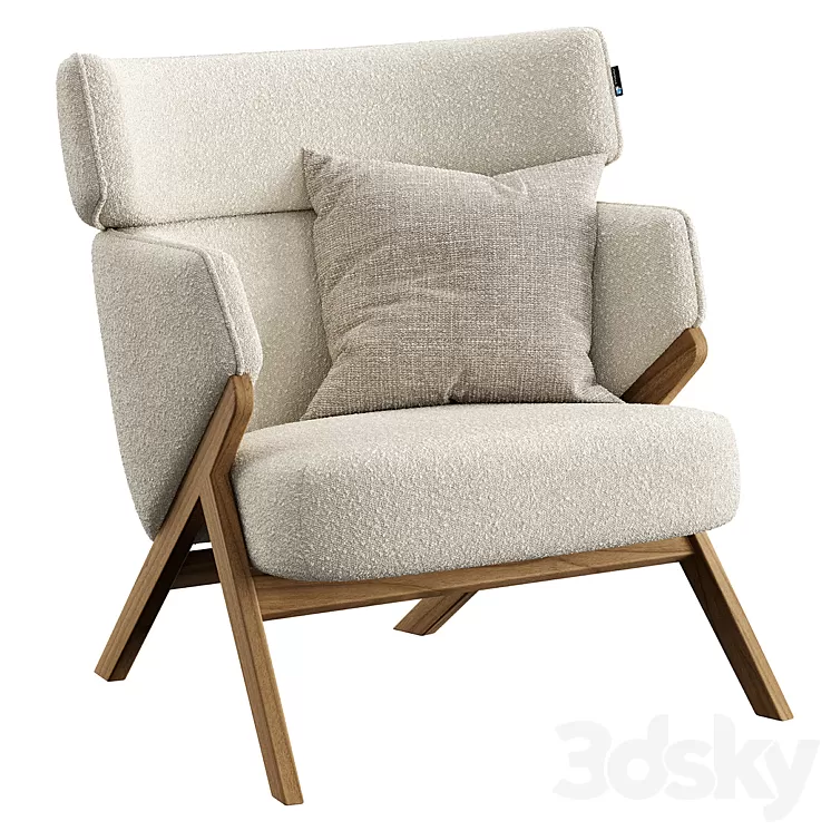 Cordial StudioF Armchair 3D Model Free