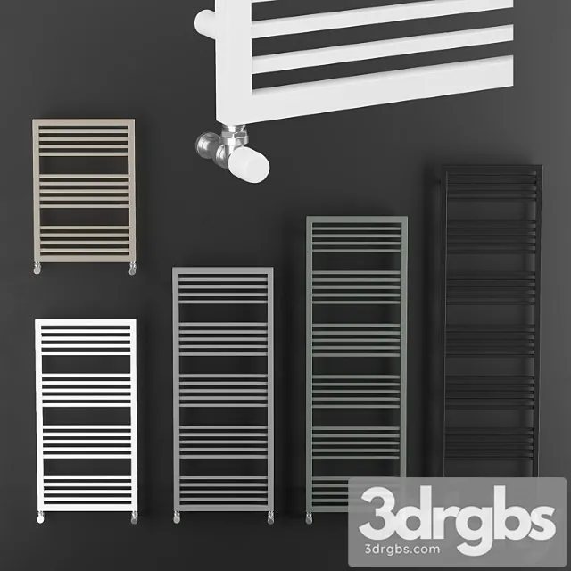 Cordivari Naike Towel Rails 3D Model Free