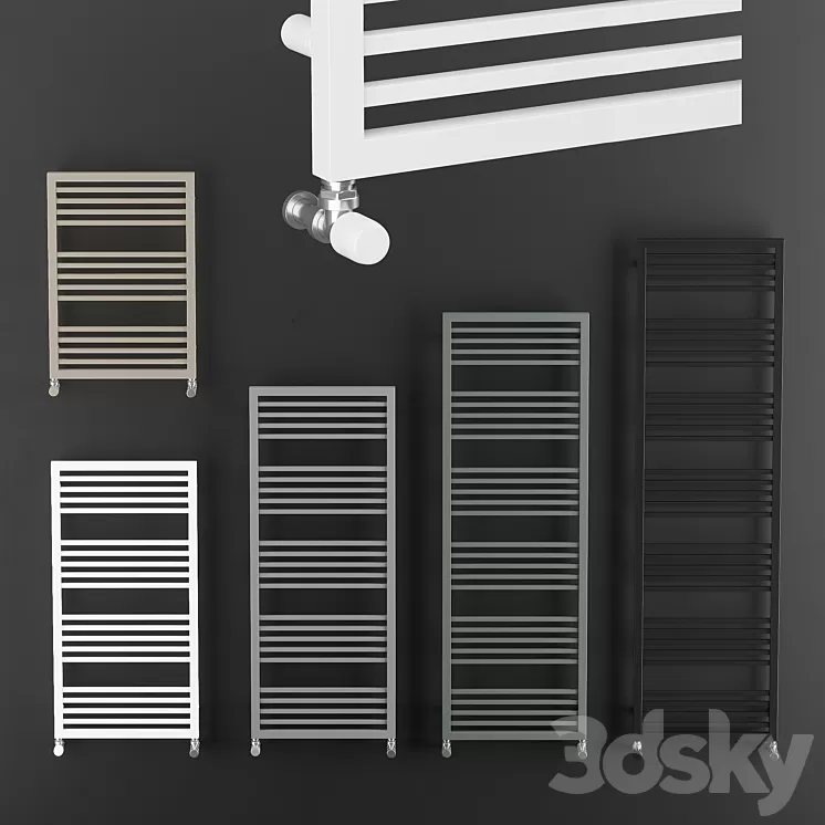 Cordivari naike towel rails 3D Model