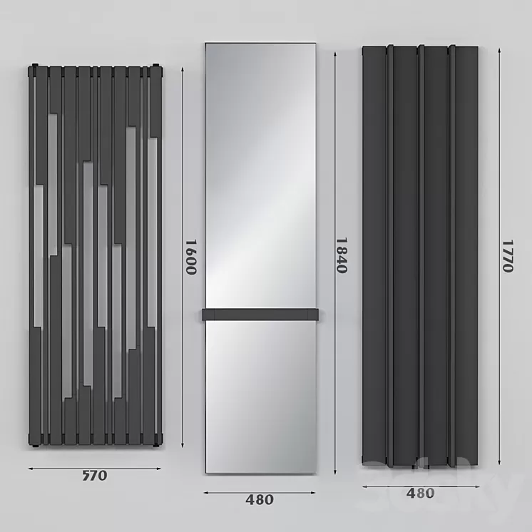 cordivari radiators 3D Model