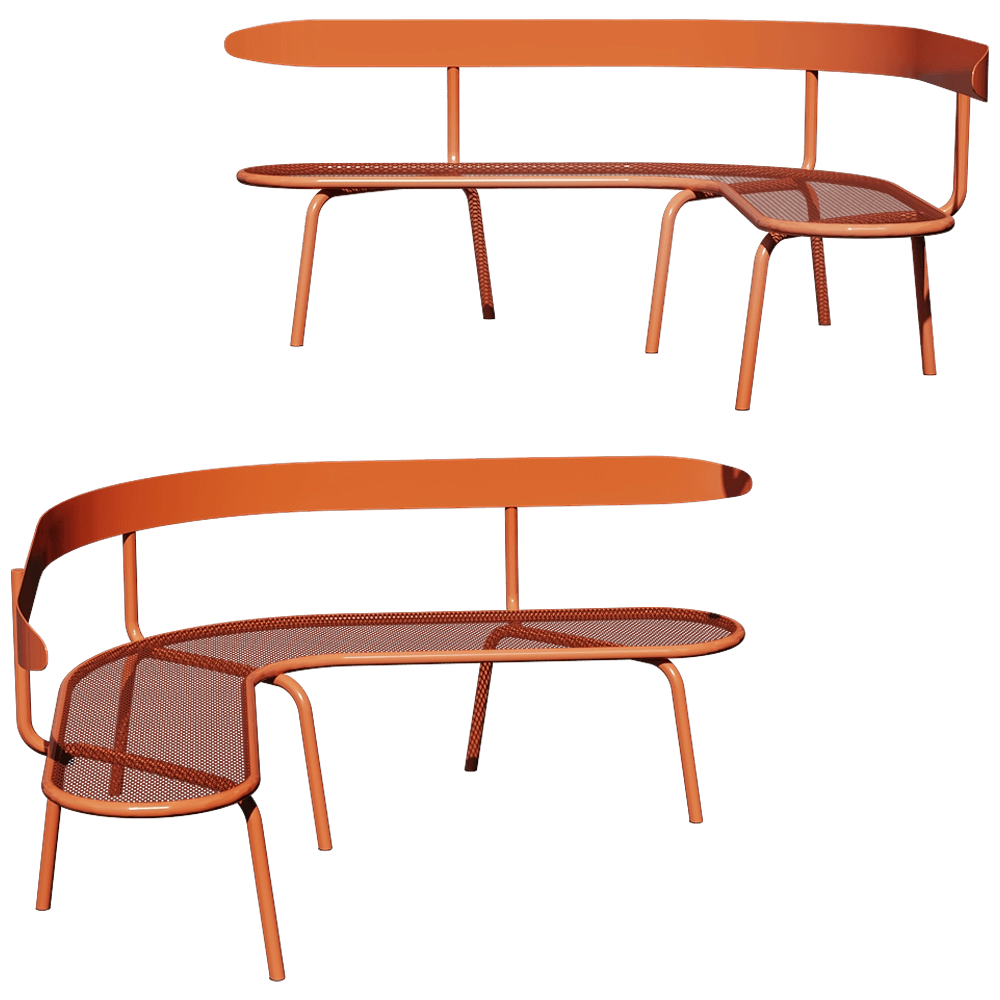 CORE objects - Corner bench Spider 3D Model