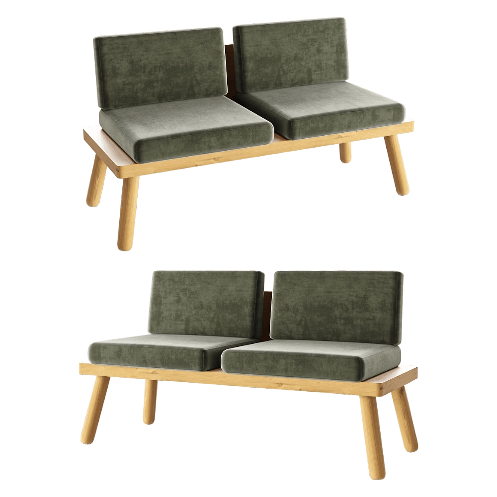 CORE objects - Sofa ON LEGS 3D Model