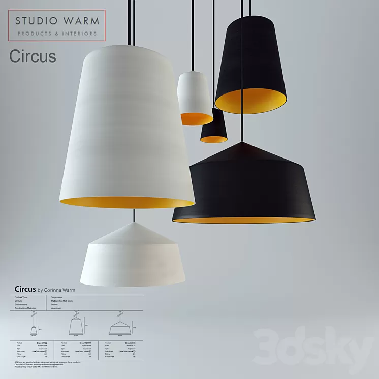 Corinna Warm Circus 3D Model