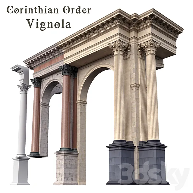 Corinthian Order Vignola Column Free Download